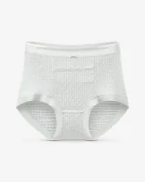 Women's Waffle-Knit High-Waist Panty - Style WAFFLEBRIEF0759 - image 1