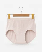 Women's 7A Antibacterial High-Waist Panty - Style 8801BRIEF - image 1