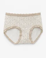Women's Floral Lace-Trim Briefs - Style 6184 - image 5