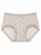 Women's Floral Lace-Trim Briefs - Style 6184 - image 4