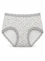 Women's Floral Lace-Trim Briefs - Style 6184 - image 3