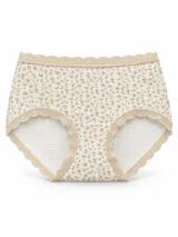 Women's Floral Lace-Trim Briefs - Style 6184 - image 5