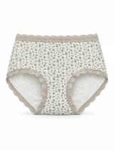 Women's Floral Lace-Trim Briefs - Style 6184 - image 2