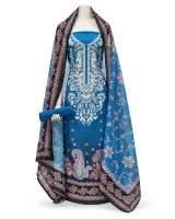 Zam Zam Blue Damask Pink Paisley - image 2