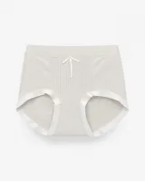 Women's Ribbed-Panel Bow High-Waist Briefs - Style 5005 - image 2