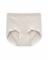 Women's Ribbed-Panel Bow High-Waist Briefs - Style 5005 - image 7