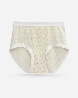 Women's Floral Mesh-Panel High-Waist Briefs - Style 6156 - image 6