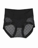 Women's Mesh-Panel High-Waist Briefs - Style 1001 - ছবি 1