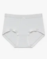 Women's Smooth High-Waist Briefs with Logo Trim - Style 33016 - image 1