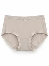 Women's Smooth High-Waist Briefs with Logo Trim - Style 33016 - ছবি 2