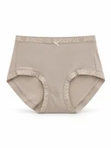 Women's Smooth High-Waist Briefs with Logo Trim - Style 33016 - ছবি 6