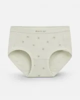Women's Mini-Floral Smooth High-Waist Briefs - Style 3957 - image 3