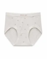Women's Mini-Floral Smooth High-Waist Briefs - Style 3957 - image 1