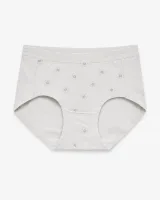 Women's Mini-Floral Smooth High-Waist Briefs - Style 3957 - image 2