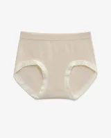 Women's Smooth Bow-Detail High-Waist Briefs - Style 2093 - image 2