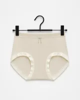Women's Smooth Bow-Detail High-Waist Briefs - Style 2093 - image 3