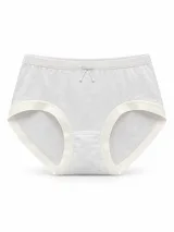 Women's Smooth Bow-Detail High-Waist Briefs - Style 2093 - ছবি 1