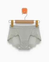 Women's Lace-Panel Mid-Rise Briefs - Style 8271 - image 4
