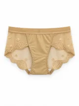 Women's Lace-Panel Mid-Rise Briefs - Style 8271 - image 1