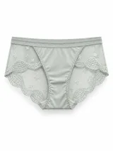 Women's Lace-Panel Mid-Rise Briefs - Style 8271 - image 4