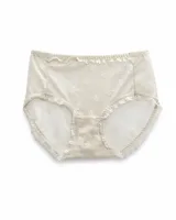 Women's Floral Mesh Mid-Rise Briefs - Style 9502 - image 1