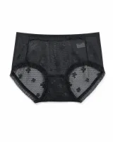 Women's Floral Mesh Mid-Rise Briefs - Style 9502 - image 2