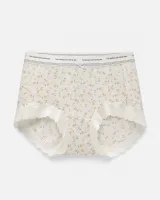 Women's Floral Ruffle-Trim Briefs - Style 33031 - image 1