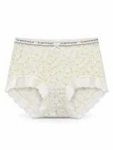Women's Floral Ruffle-Trim Briefs - Style 33031 - ছবি 3