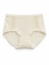 Women's Lace-Trim Comfort Briefs - Style 2133 - ছবি 4