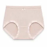 Women's Bow-Detail Ribbed High-Waist Briefs - Style 6621 - ছবি 2