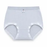 Women's Bow-Detail Ribbed High-Waist Briefs - Style 6621 - ছবি 4