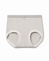 Women's Bow-Detail Ribbed High-Waist Briefs - Style 6621 - image 5