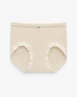 Women's Bow-Detail Ribbed High-Waist Briefs - Style 6621 - image 3