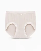 Women's Bow-Detail Ribbed High-Waist Briefs - Style 6621 - image 2