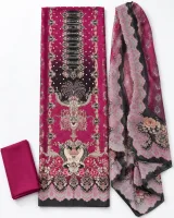 Zam Zam Magenta Ornate Scallop Edge - image 1