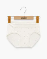 Women's Lace-Panel Printed Briefs - Style 5171 - image 2