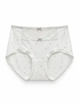 Women's Lace-Panel Printed Briefs - Style 5171 - ছবি 3