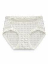 Women's Lace-Panel Printed Briefs - Style 5171 - ছবি 1