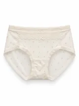 Women's Lace-Panel Printed Briefs - Style 5171 - ছবি 2