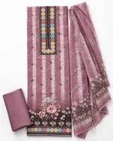 Zam Zam Mauve Striped Hexagon Neck - image 1