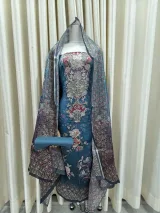 Zam Zam Silver Floral Crest - image 1