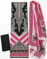 Zam Zam Black Pink Ornate Paisley - ছবি 1