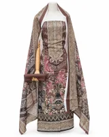 Zam Zam Brown Cream Paisley Ornate - image 2