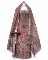 Zam Zam Dusty Rose Ornate Red Circle - image 2