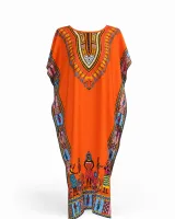 Kaftan Dashiki Print Dress - ছবি 6