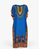 Kaftan Dashiki Print Dress - image 11
