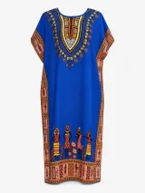 Kaftan Dashiki Print Dress - image 8
