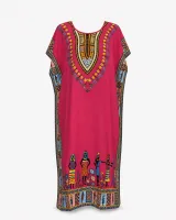 Kaftan Dashiki Print Dress - image 5
