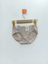 Women's 32-Gauge Melange Mid-Rise Briefs with Contrast Waist - Style 2092 - image 1