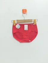 Women's 32-Gauge Melange Mid-Rise Briefs with Contrast Waist - Style 2092 - image 2